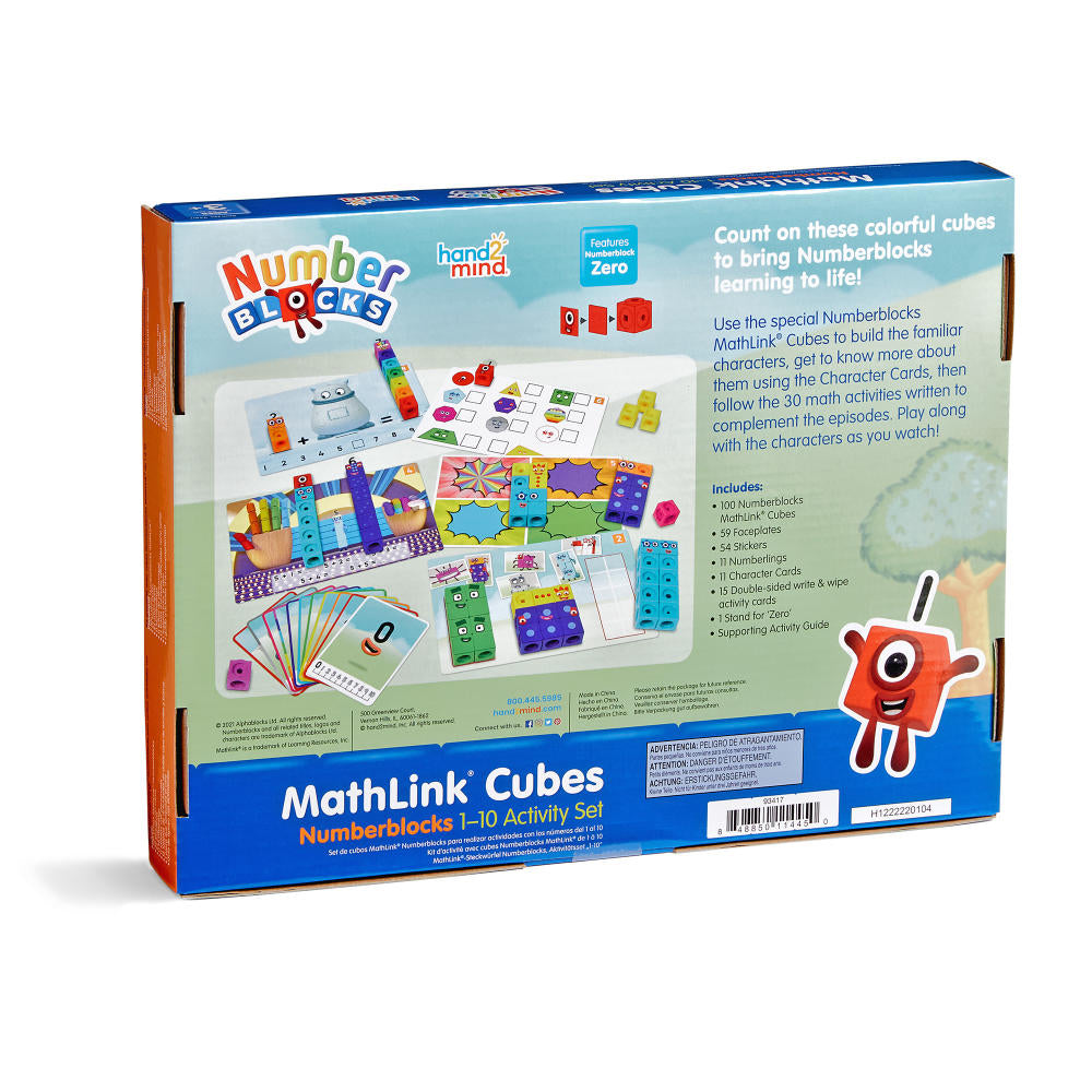Numberblocks | Mathlink Cubes Number Blocks Set 1-10