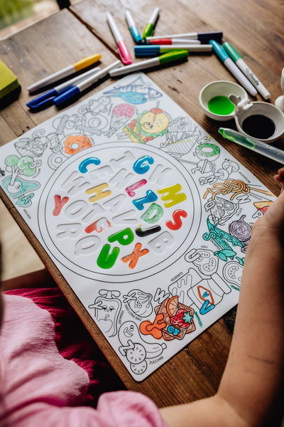 Sensory Mat | Alphabet Soup