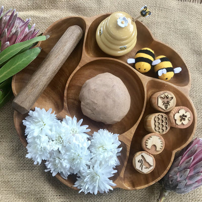 Bee Playdough Stamps