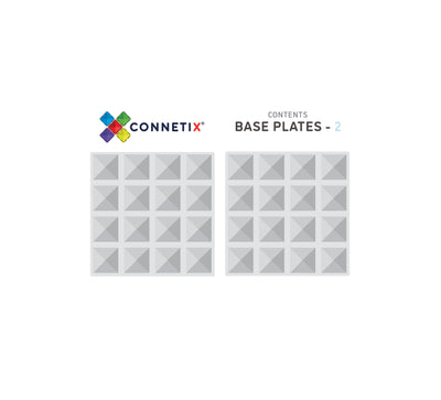 Connetix Tiles | Clear Base Plate Pack 2 pc
