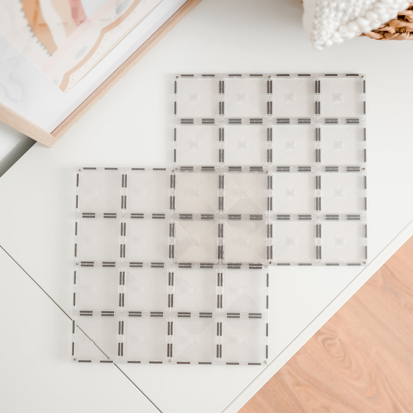 Connetix Tiles | Clear Base Plate Pack 2 pc