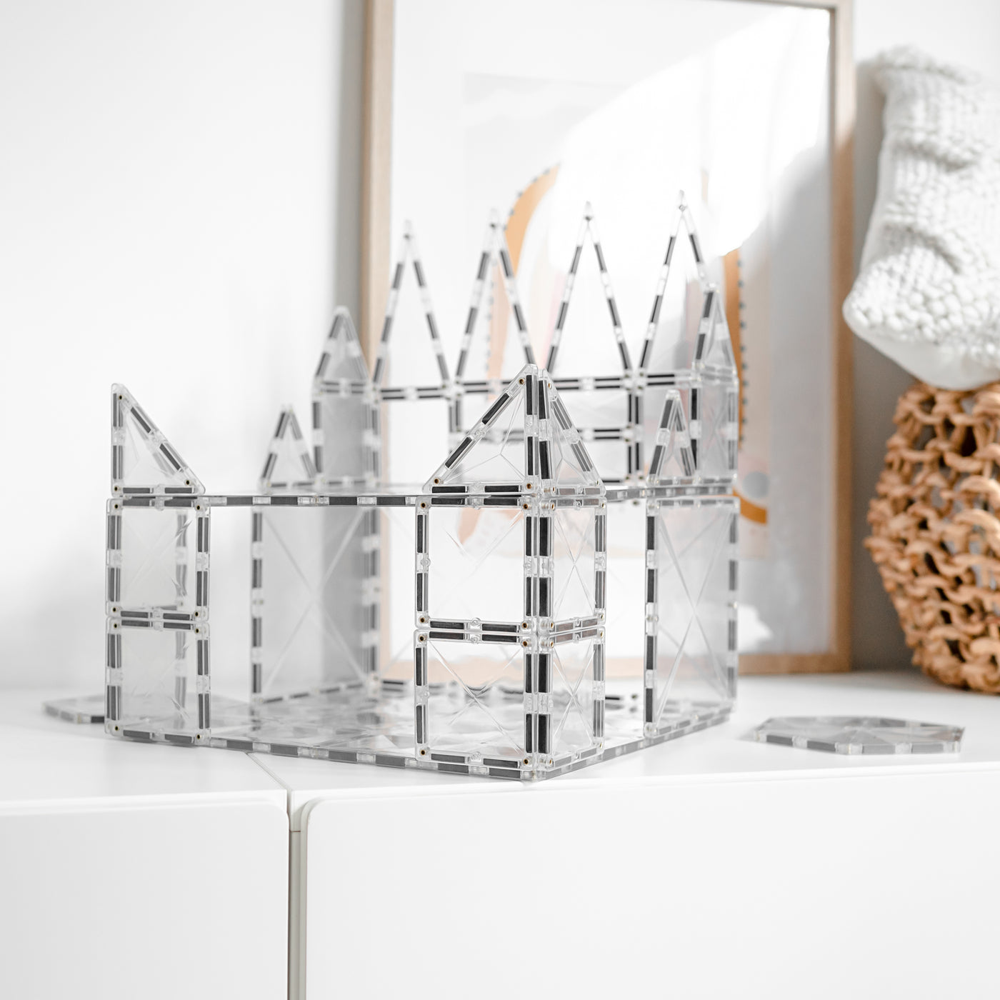 Connetix Tiles | Clear Base Plate Pack 2 pc