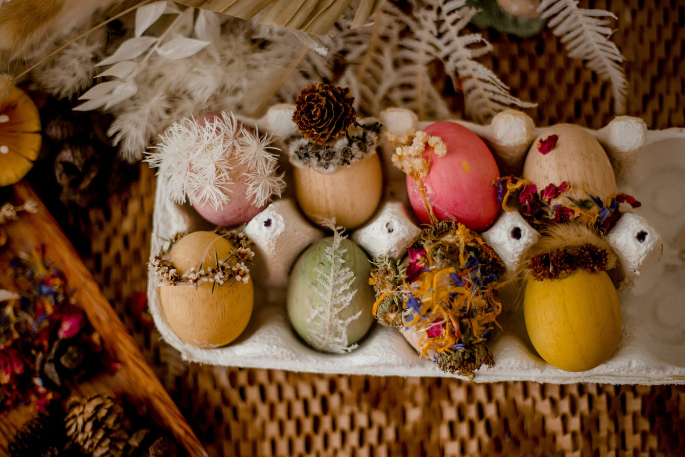 DIY wooden eggs (set of 12)