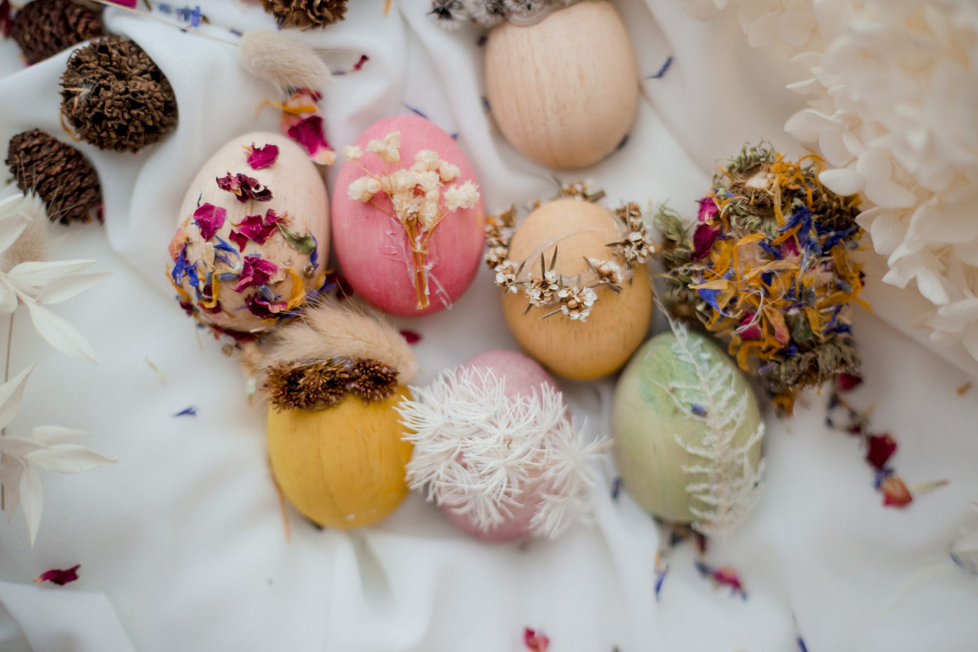 DIY wooden eggs (set of 12)