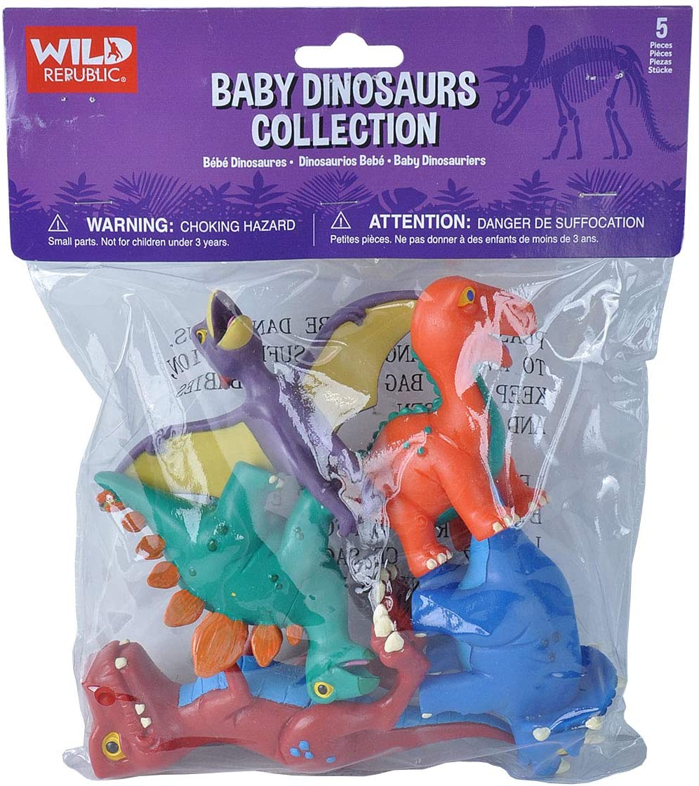 Baby Dinosaurs Zip Polybag