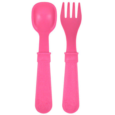 Re-Play Fork & Spoon Set (assorted colours)