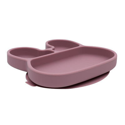 Bunny Stickie™ Plate - Dusty Rose