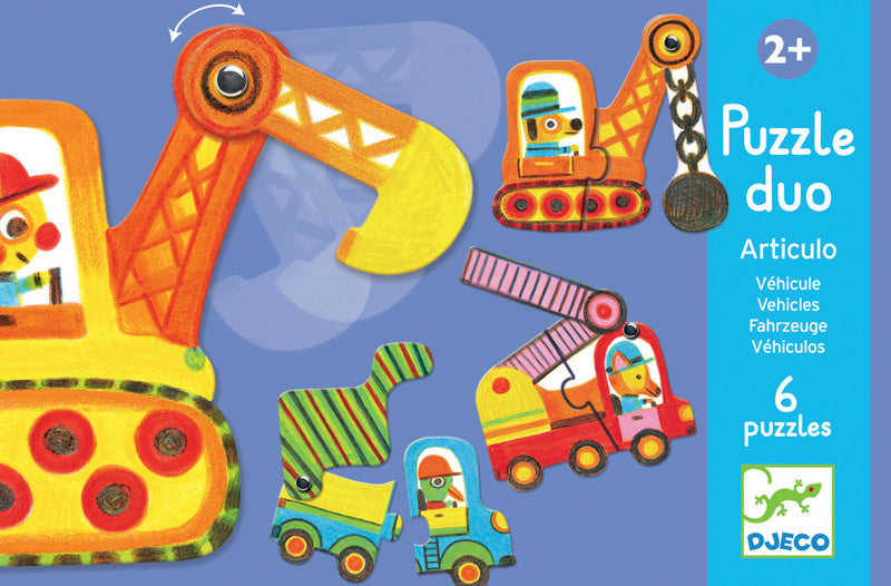 Duo Vehicles 12pc Puzzle