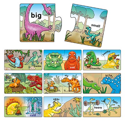 Dino Opposites 20x2pc Jigsaw Puzzle