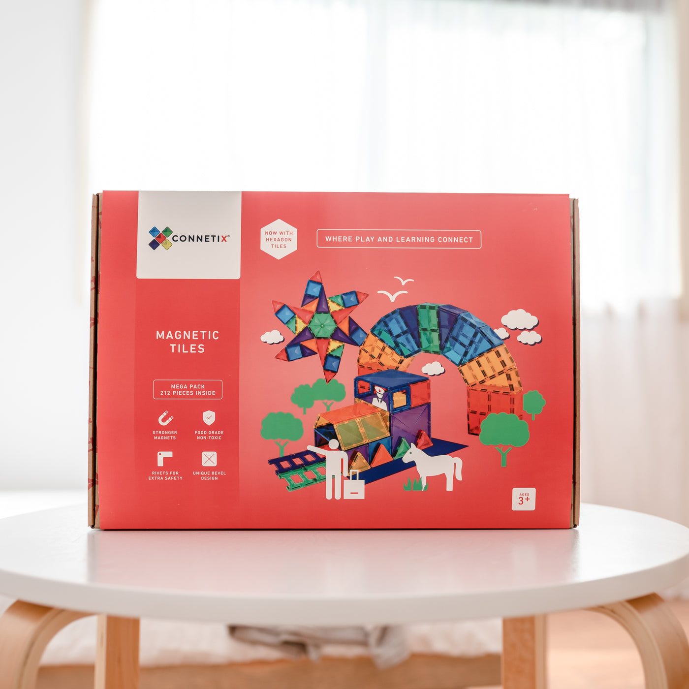 Connetix Tiles | Rainbow Mega Pack 212 pc