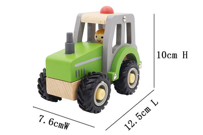 Calm & Breezy Tractor with Rubber Wheels (Green)