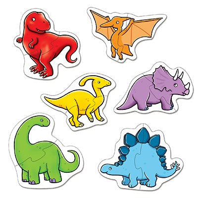 Dinosaur Jigsaw Puzzles (set of 6)
