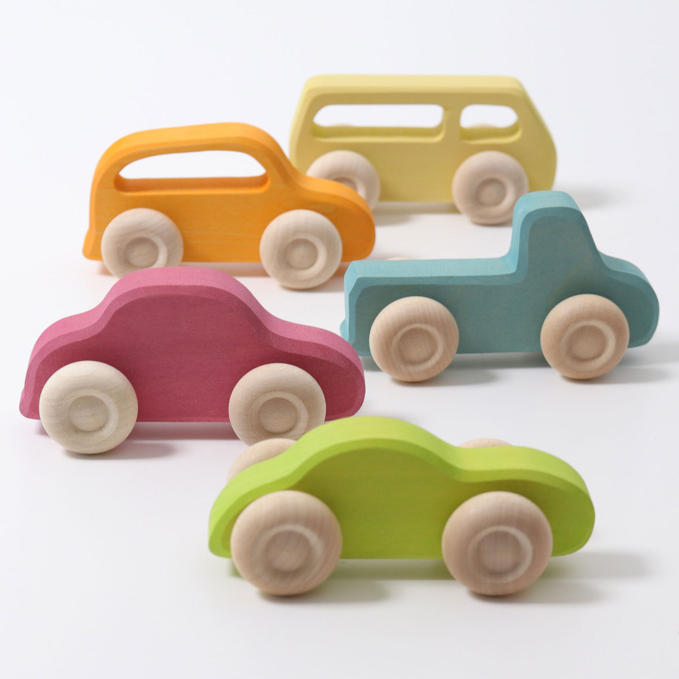 Grimm's | Cars Slimline, set of 5