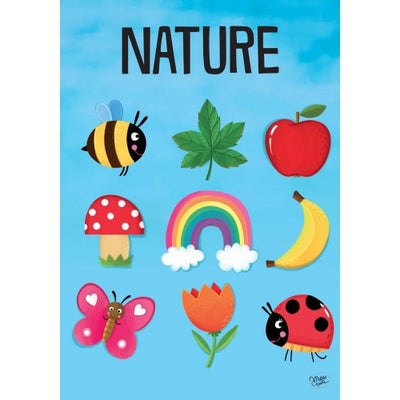 Mega Domino and Book Set - Nature (55 pc)
