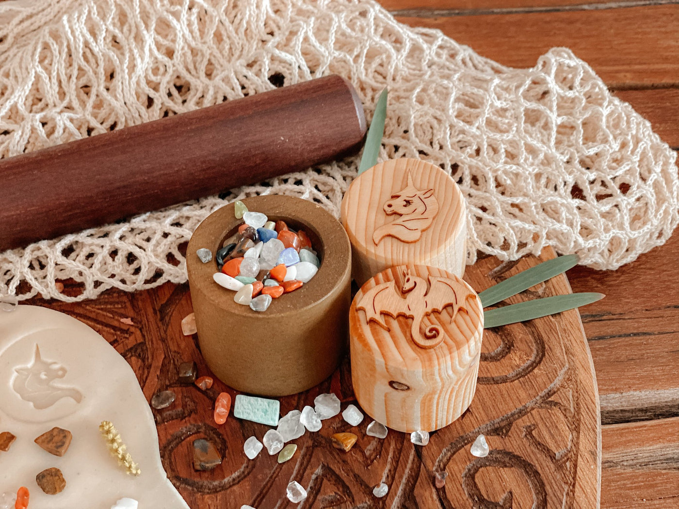 Fantasy Playdough Stamps