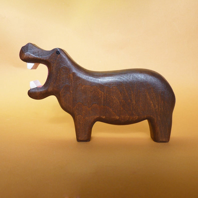 Wooden Hippo