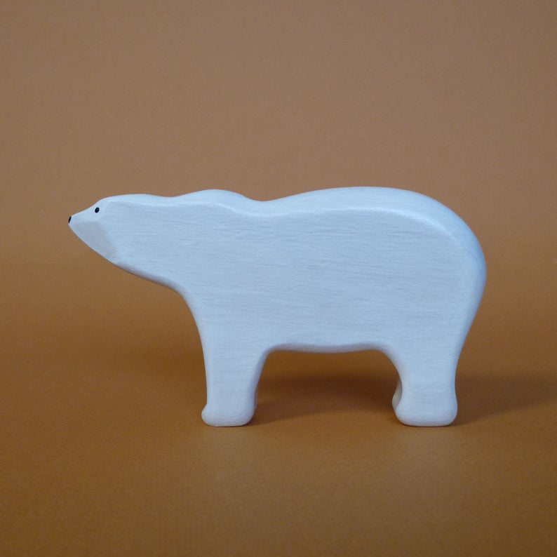Wooden Polar Bear