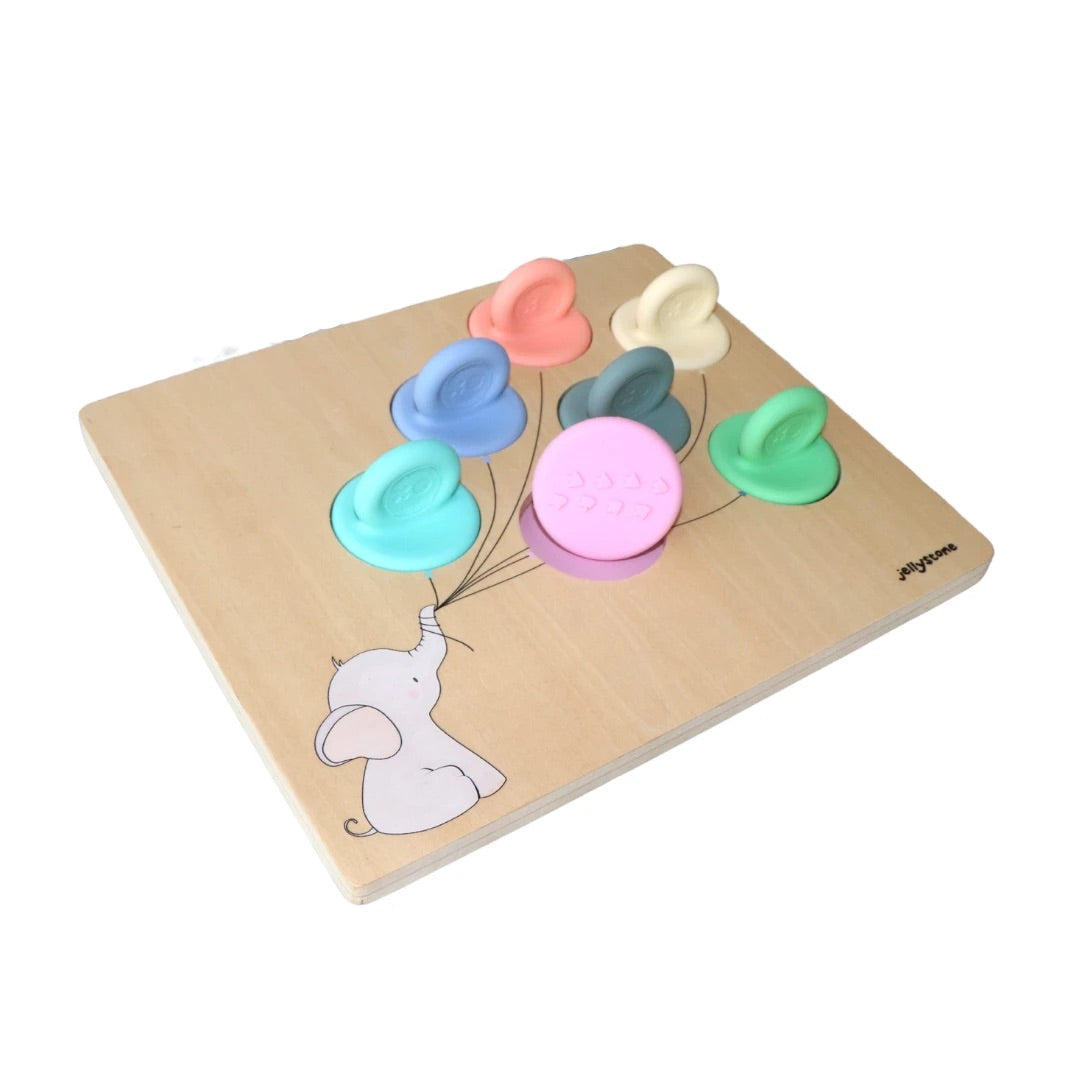 Balloon Colour Sorter - Rainbow Pastel