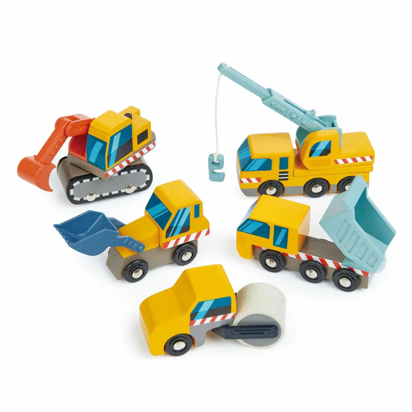 Wooden Construction Car Set