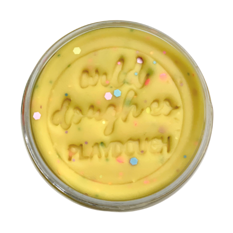 Sunshine Lollipop Playdough (Lemon Scented)