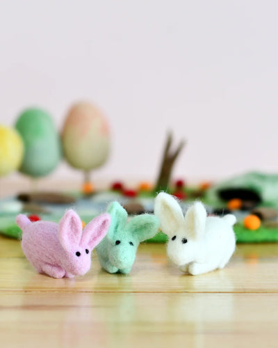 Felt Pink Rabbit Toy