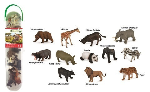 CollectA Gift Tube - Wild Life A (12 Piece)