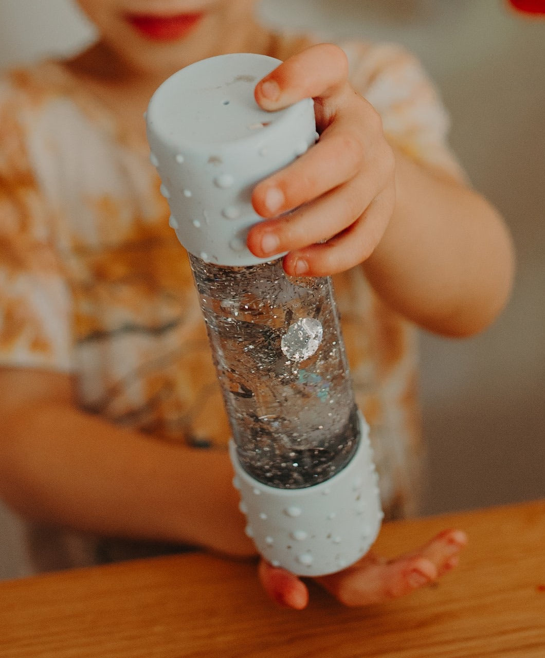 DIY Calm Down Bottle - Snow