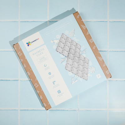 Connetix Tiles | Clear Base Plate Pack 2 pc